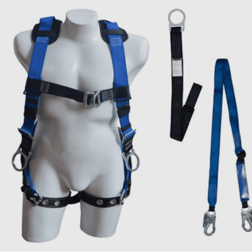 Kit constructor (arnés multipropósito 4 argollas, eslinga con absorbedor, punto fijo) ns9200003