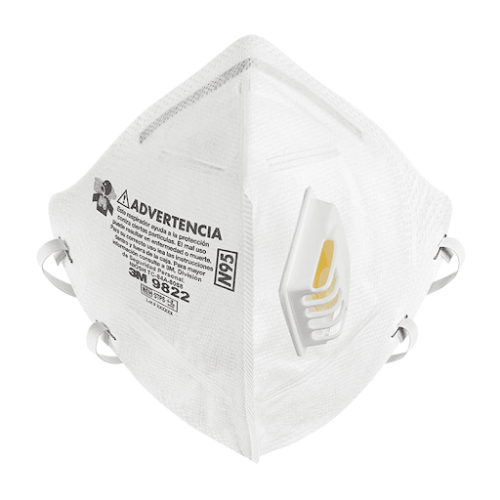 Respirador valvulado material particulado n95, 3m