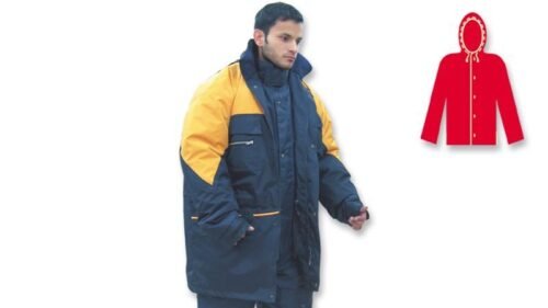 Chaqueta térmica impermeable para cuartos fríos