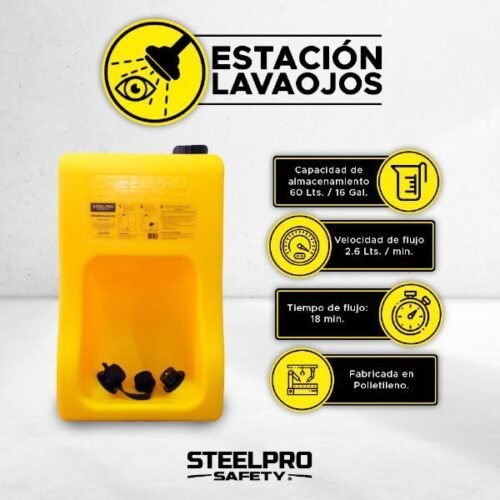 Estación lavaojos portatil, steelpro - Image 5