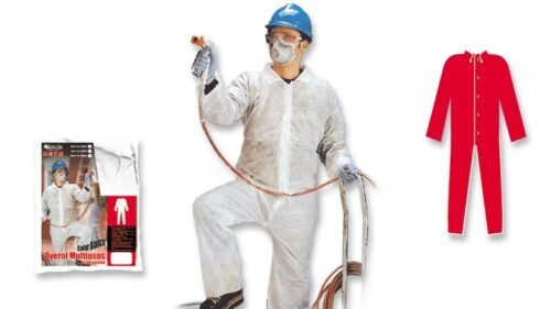 Overol multiusos color blanco