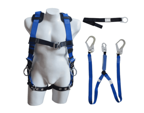 Kit petrolero (arnés multipropósito 4 argollas, eslinga en “y” con absorbedor, punto fijo). ns9200004