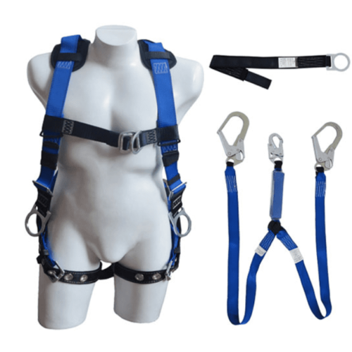 Kit petrolero (arnés multipropósito 4 argollas, eslinga en “y” con absorbedor, punto fijo). ns9200004
