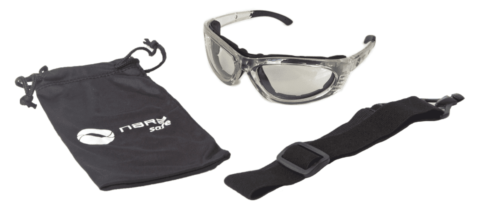 Gafa de seguridad, lente claro, con antifog, incluye bolsa y banda ajustable ns2101112