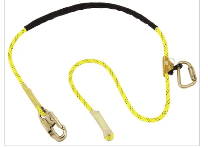 Eslinga de posicionamiento de cuerda graduable para escalador de postes - 3m