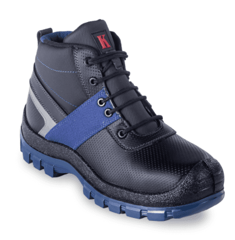 Bota seguridad futuro negra azul pu tridensidad - kondor