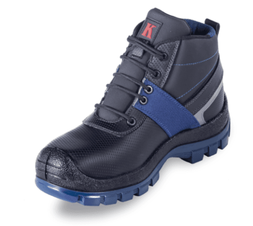 Bota seguridad futuro negra azul pu tridensidad - kondor - Image 4